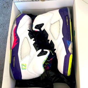 Jordan 5 bel aire size 9 worn once